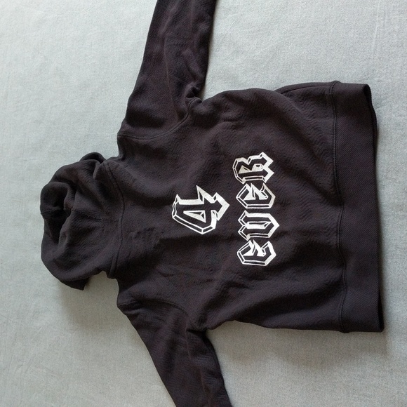 NWT Zadig& Voltaire Black Hooded cardigan Size 10 - Picture 7 of 10